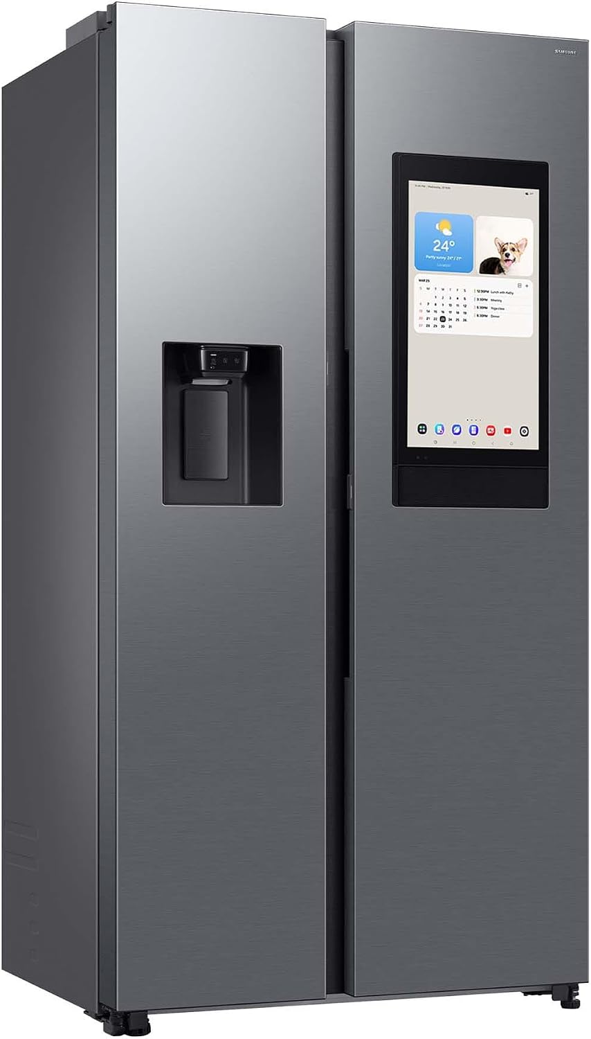 Samsung, Frigorífico combinado, RS90F67BETEF, 178 cm, 614 l, 225 l, 72,6 cm, 91,2 × 178 × 72,6 cm, aço inoxidável, aço, Prateado, para uso diário