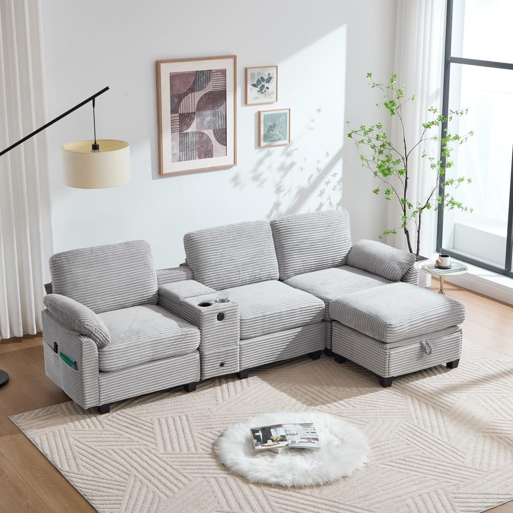 Sofá, Lubvtti, 82 cm, 41 cm, 73,9 kg, 81 kg, 350 kg, 45 cm, com comando à distância, com gavetas, veludo, Multicolor, para a sala