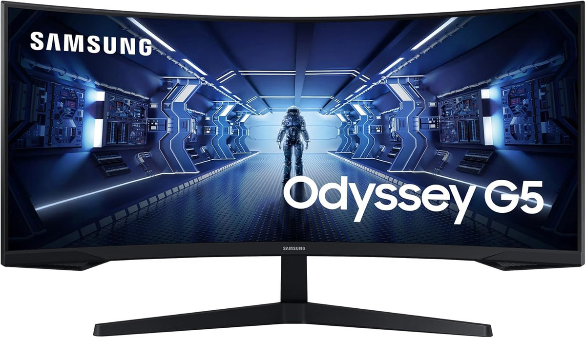 Samsung, Monitor, Gaming, 34 ', com rodas, Preto, para uso diário