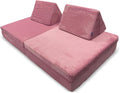 Sofá, Bruni, Spielsofa, 56 cm, 11,9 kg, 168 × 84 × 56 cm, Rosa, para a sala