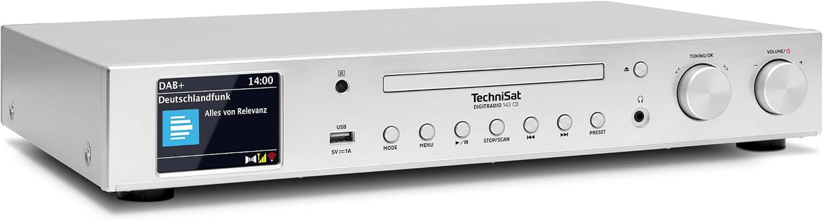 Artigo para casa, TechniSat, DIGITRADIO, 5 cm, 43,5 cm, 3,5 mm, 29 cm, 435 mm, 43,5 × 7,5 × 29 cm, com comando à distância, com controlo por aplicação