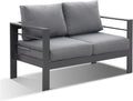 Sofá, LANOX, 2-Sitzer, 12 cm, 8 cm, alumínio, Cinzento, para a sala