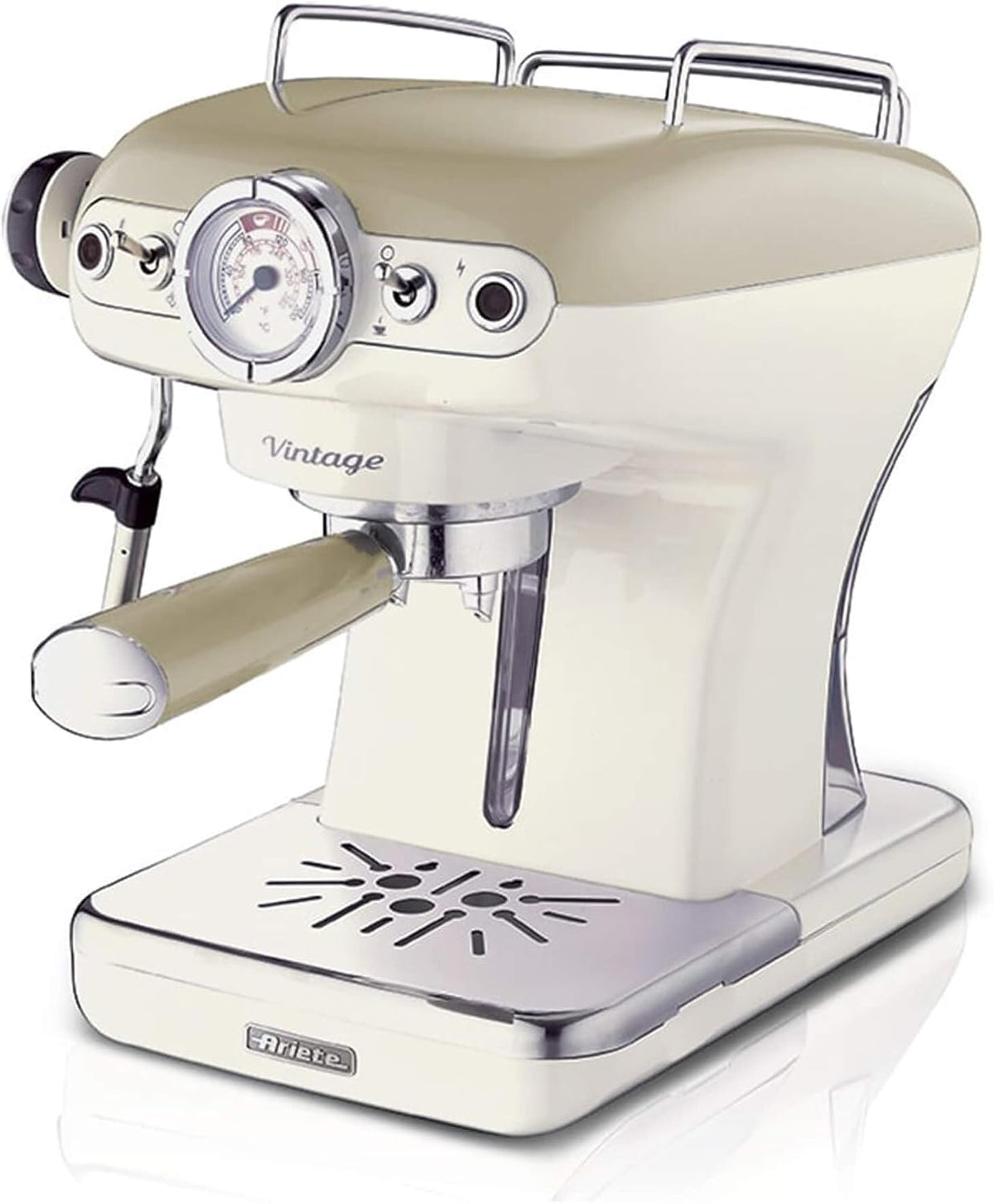 Máquina de café, Ariete, 1389/13, 900 W, 0.9 L, aço, plástico, Bege, para a cozinha